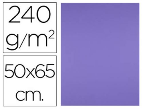 Cartolina liderpapel 50x65 cm 240 gr purpura pack de 25 unidades , Liderpapel , 64577 , 8423473645776